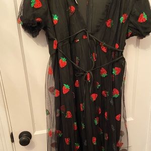 Strawberry dress.